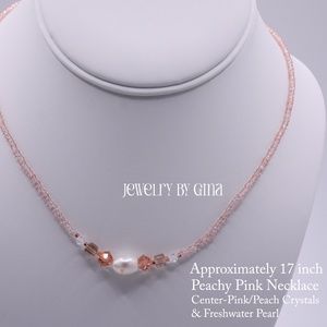 Peachy Pink Necklace